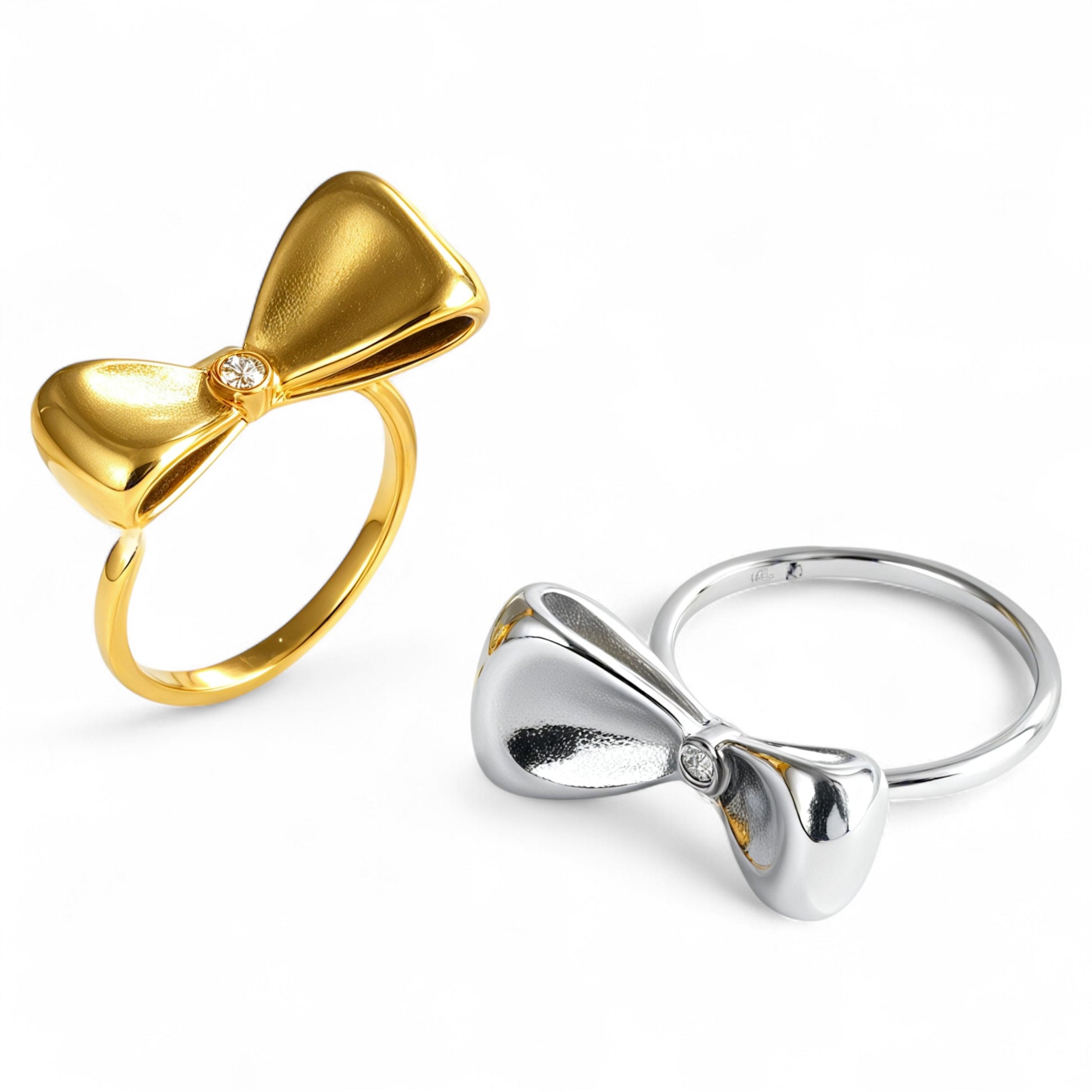 Minimalist Bowknot Ring Women's Light Luxury Fashion Band | G004490