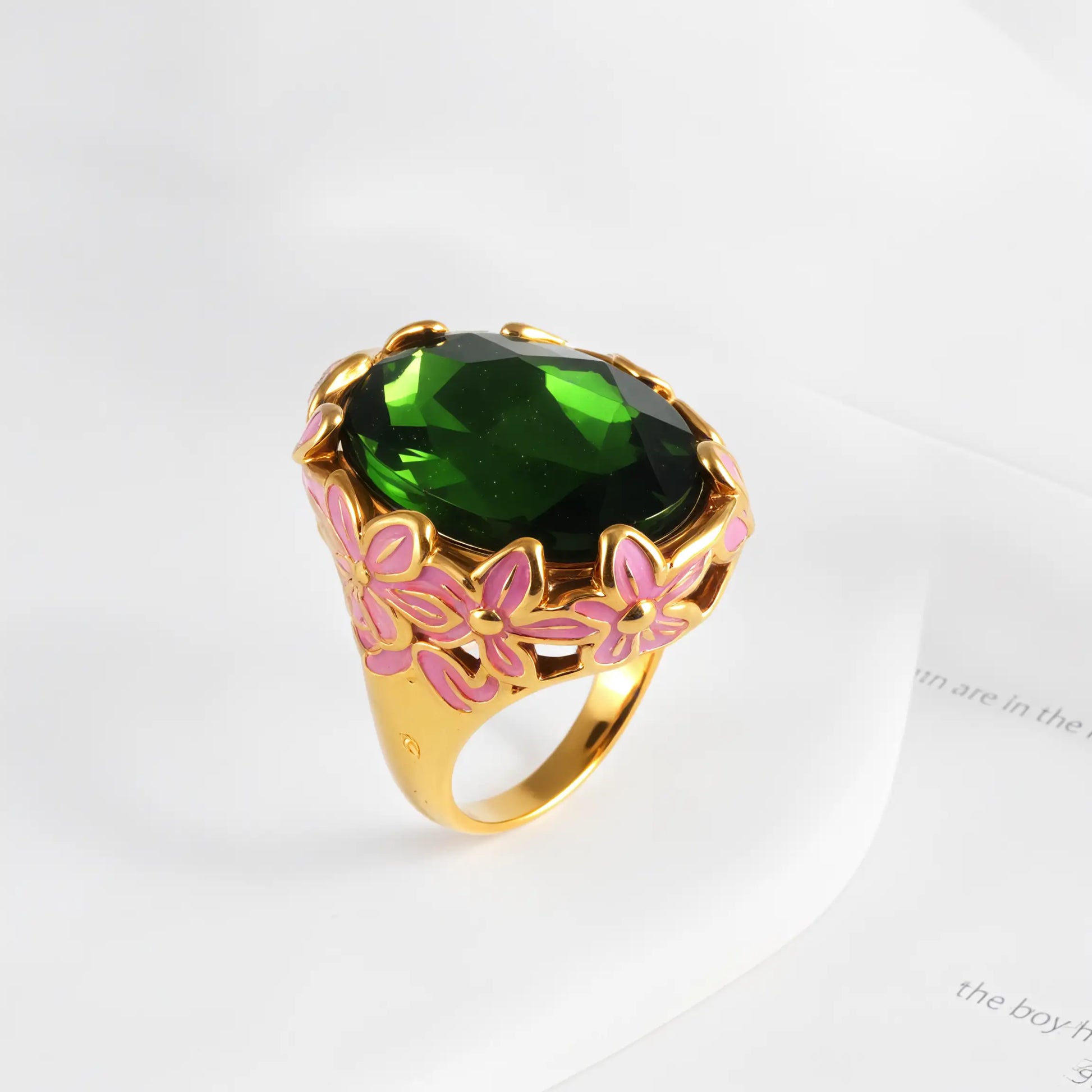 Gorgeous Vintage Colorful Gemstone Trendy Ring for Women | G004465