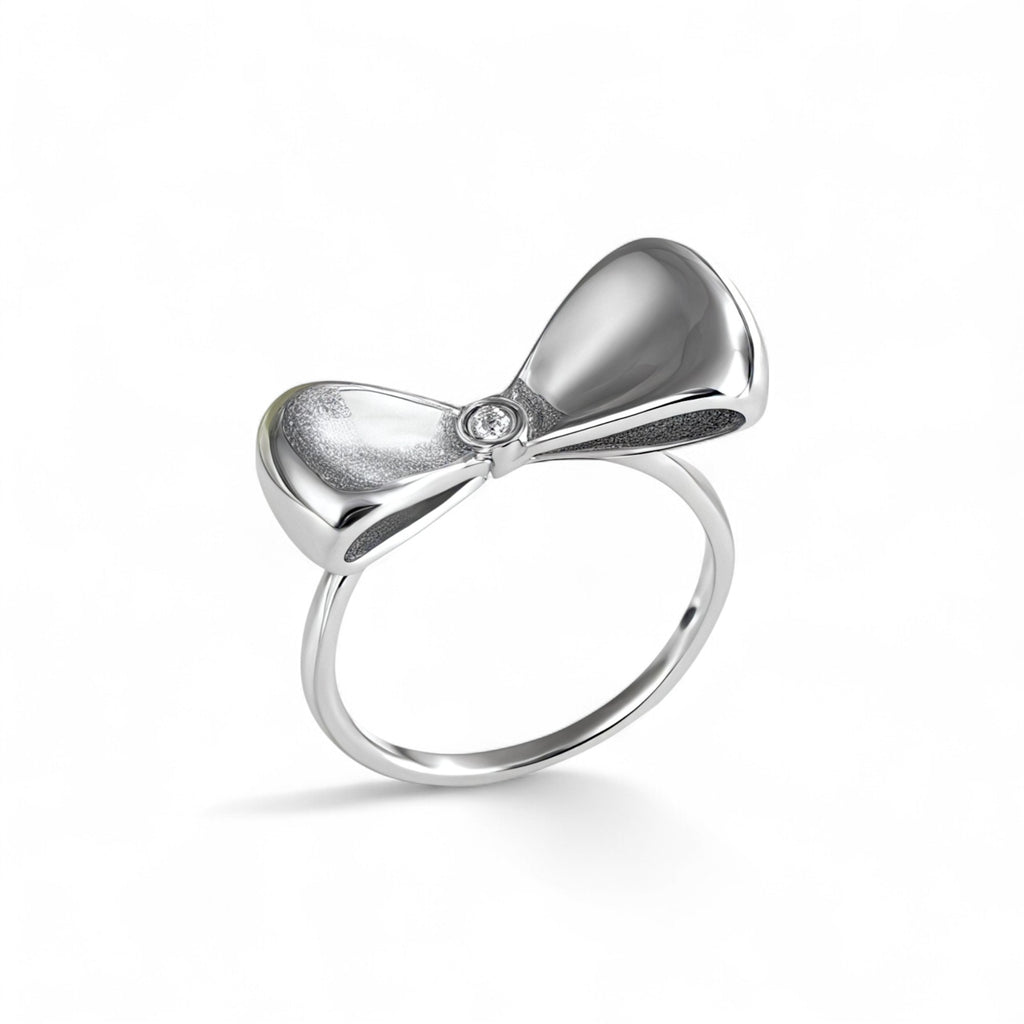 Minimalist Bowknot Ring Women's Light Luxury Fashion Band | G004490