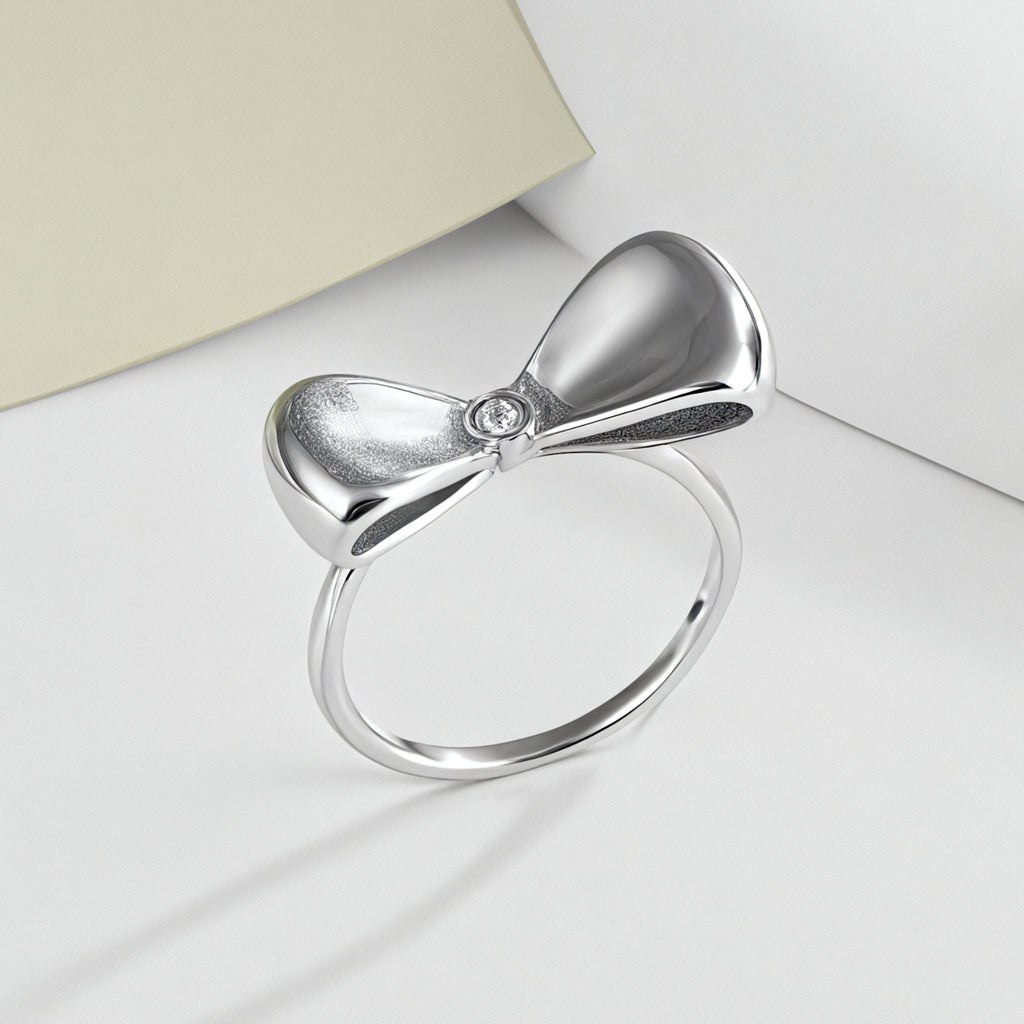 Minimalist Bowknot Ring Women's Light Luxury Fashion Band | G004490