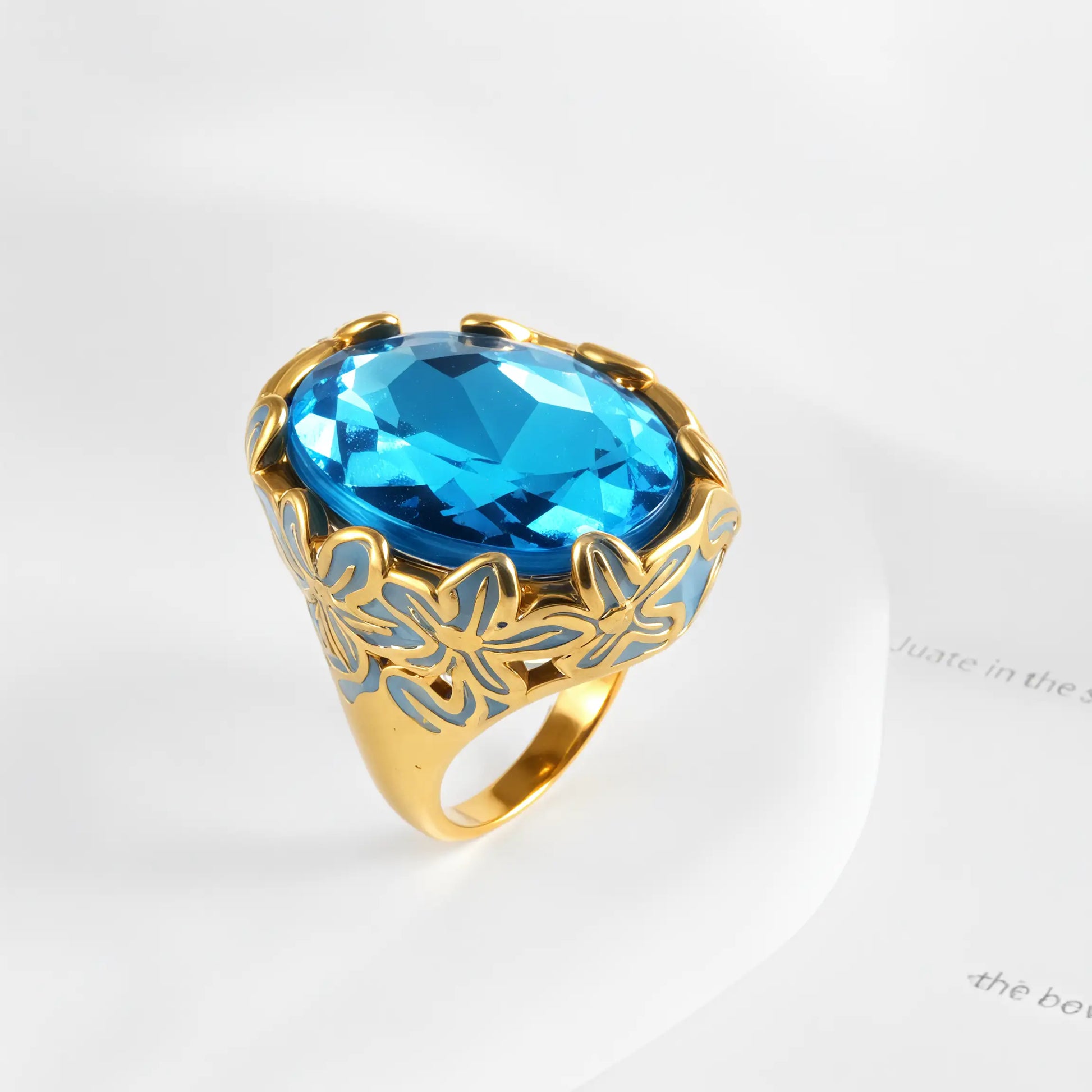 Gorgeous Vintage Colorful Gemstone Trendy Ring for Women | G004465