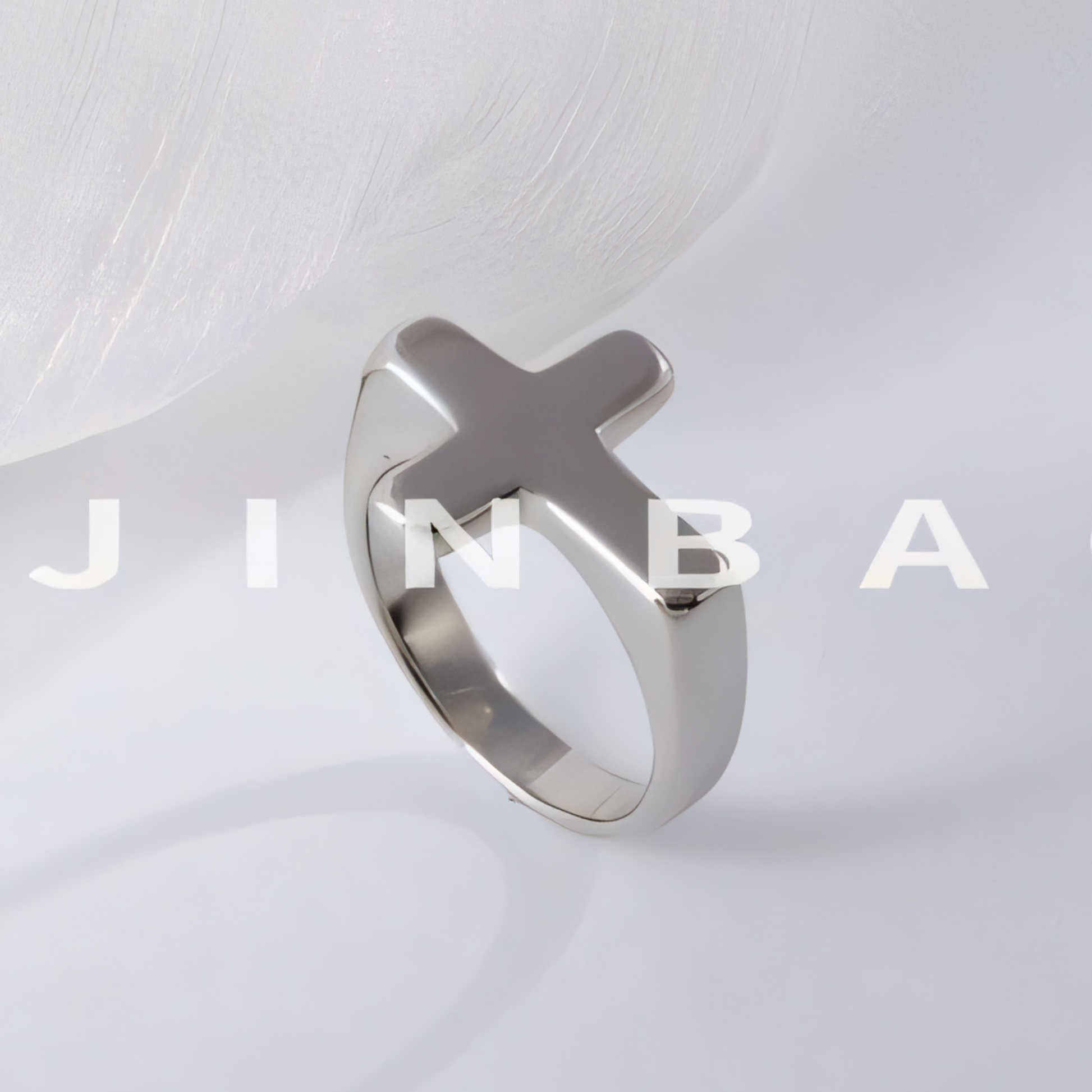 Simple Cross Stainless Steel Ring Unisex Ring | G002608