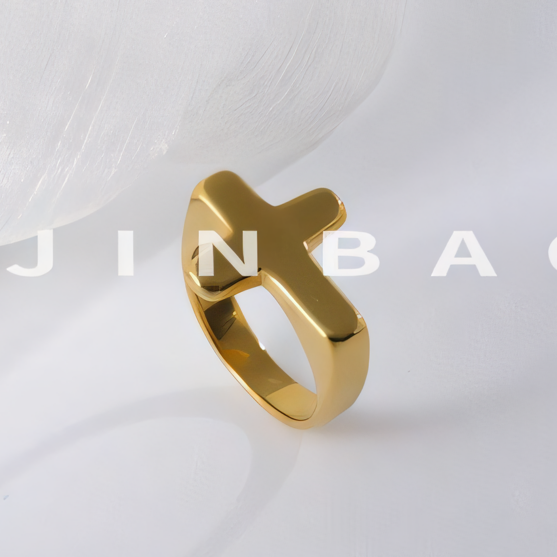 Simple Cross Stainless Steel Ring Unisex Ring | G002608
