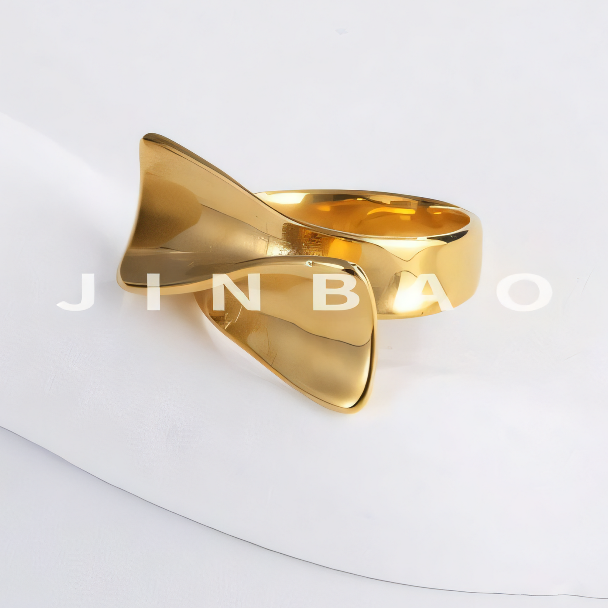 Sleek Minimalist Stainless Steel Twist Ring Classic Fashion for Women | G004493