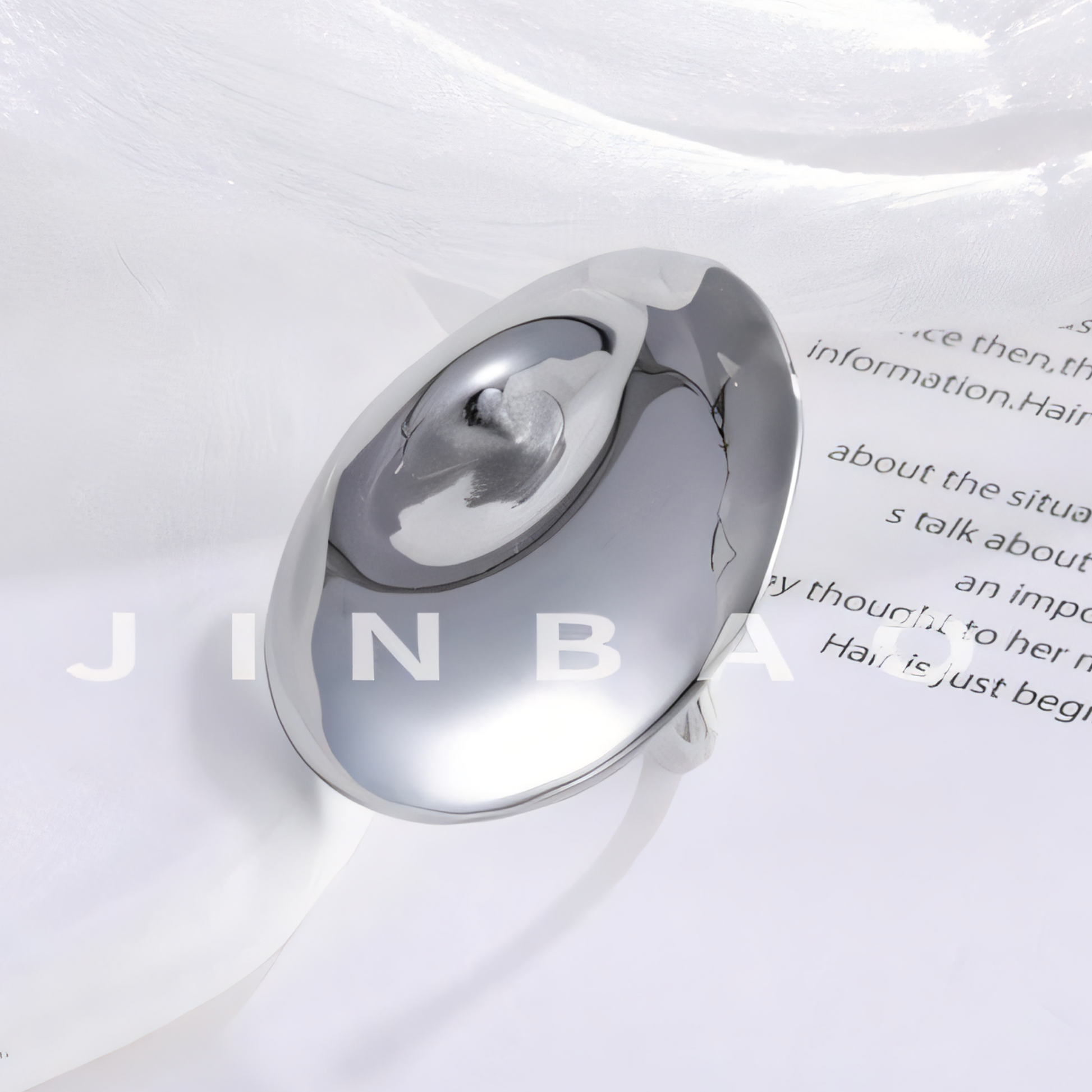 Smooth Round Stainless Steel Ring Fashion Design for Women | G003789