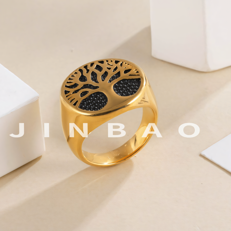 Stainless Steel Tree of Life Ring for Men and Women Vintage Classic Jewelry | A158
