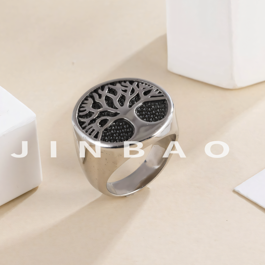 Stainless Steel Tree of Life Ring for Men and Women Vintage Classic Jewelry | A158