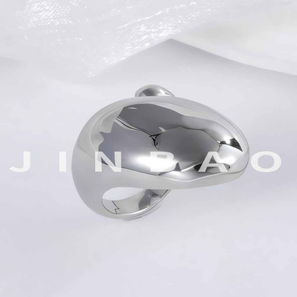 Streamlined Stainless Steel Ring for Women | G003175