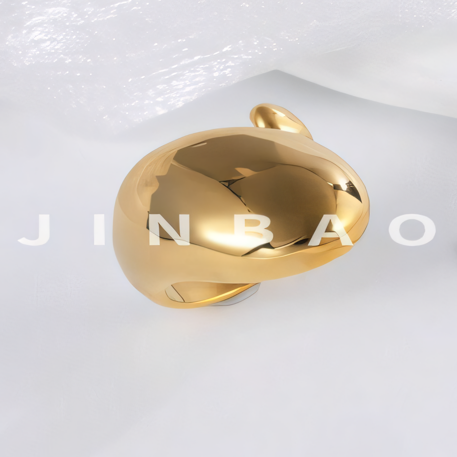 Streamlined Stainless Steel Ring for Women | G003175