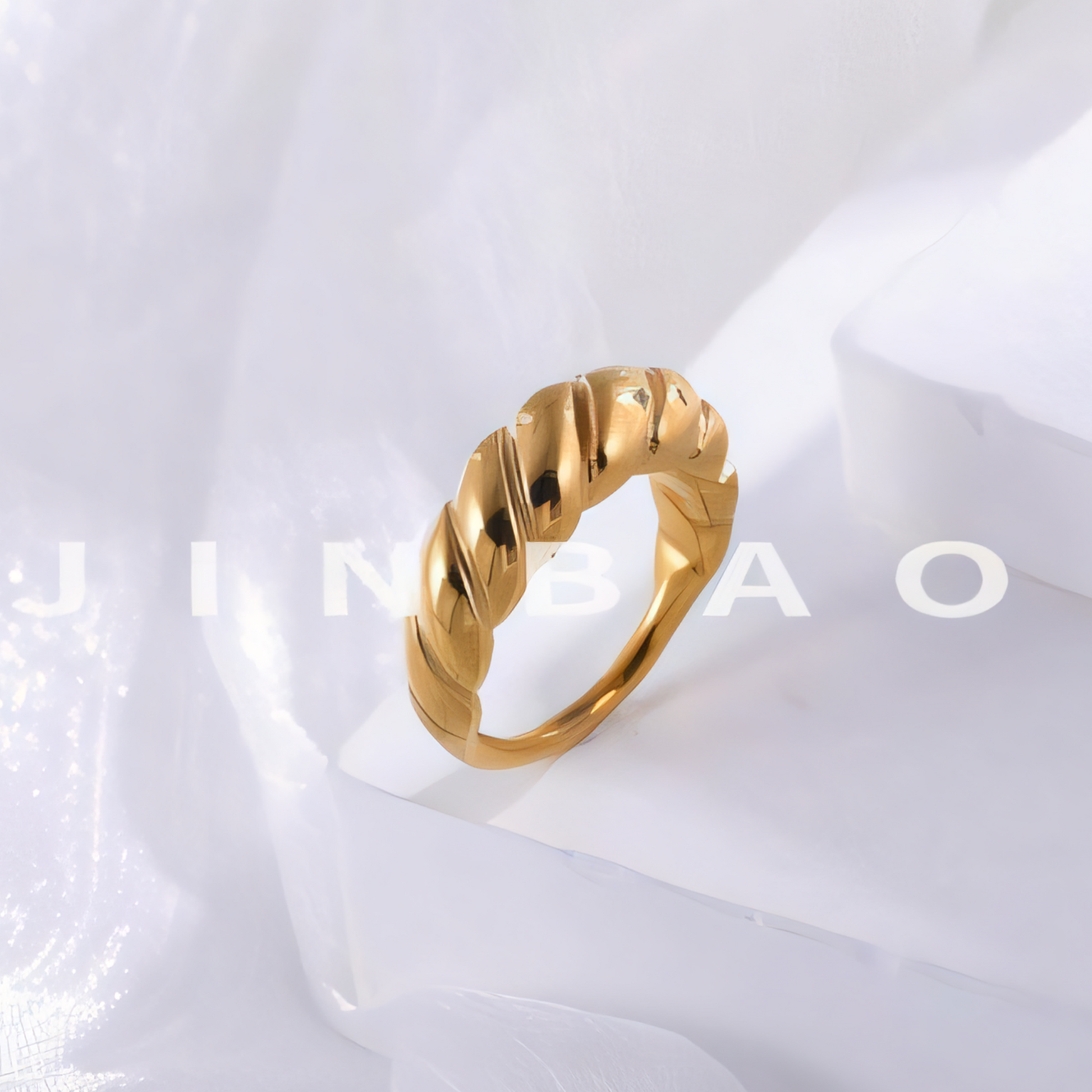 Twist Stainless Steel Ring Classic Fashion for Women | N0080