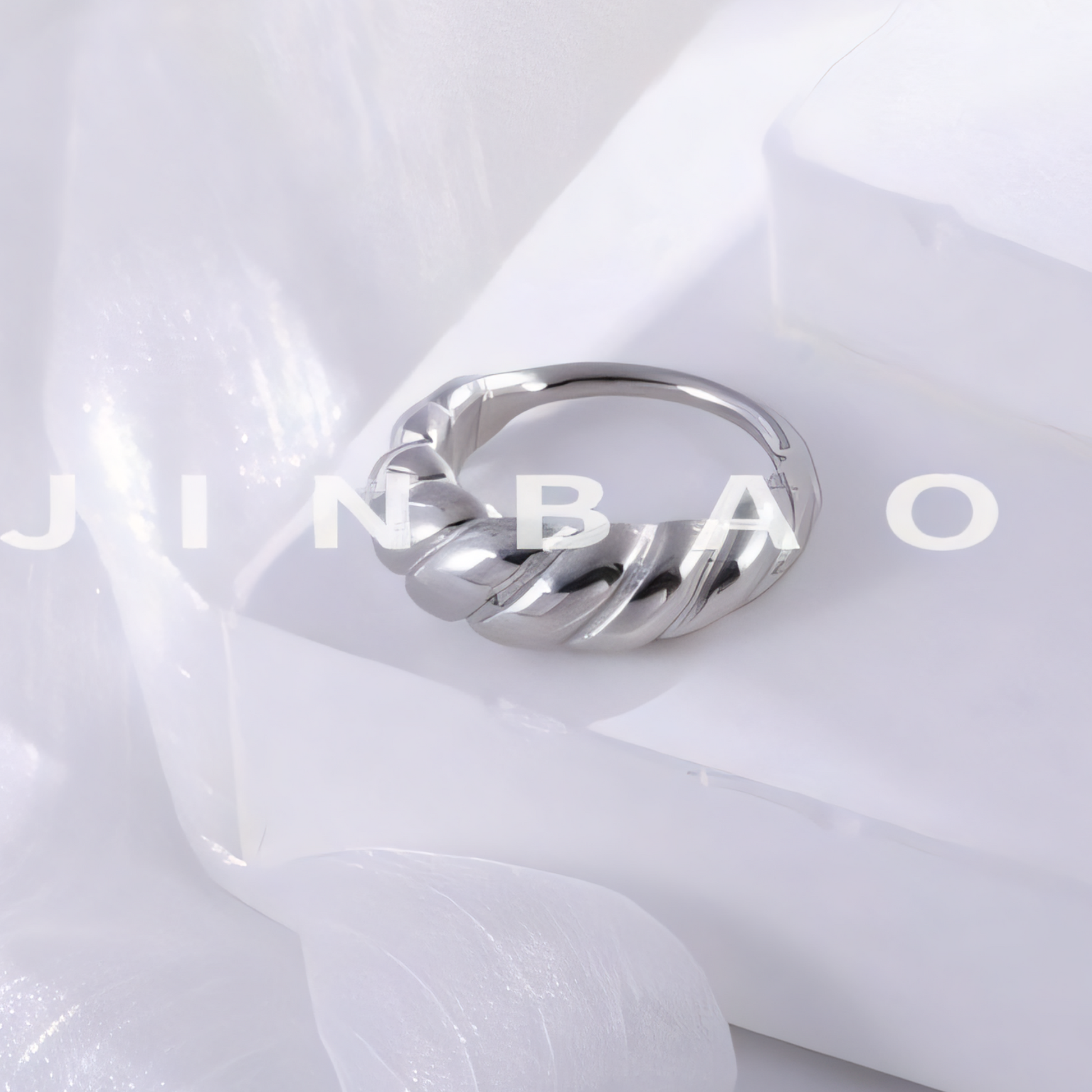 Twist Stainless Steel Ring Classic Fashion for Women | N0080