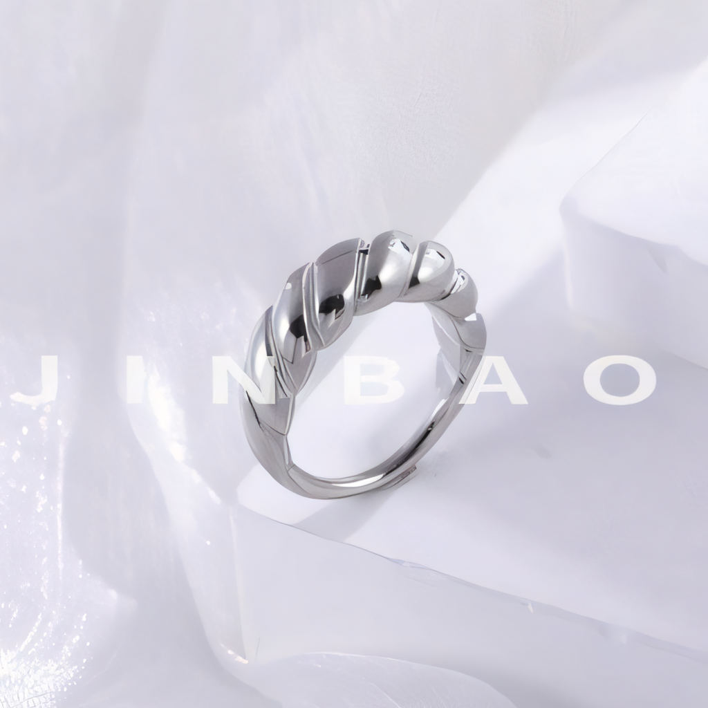 Twist Stainless Steel Ring Classic Fashion for Women | N0080