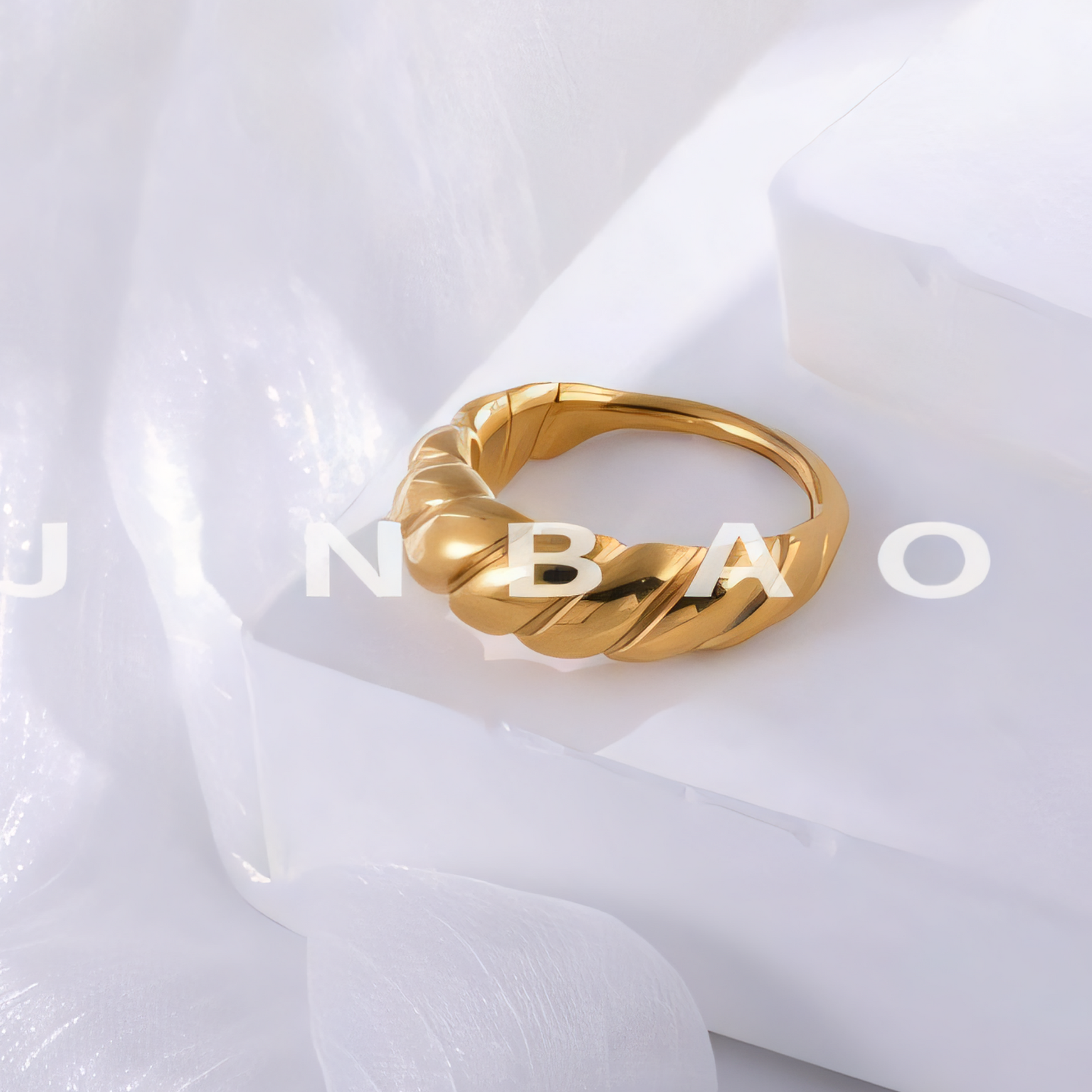 Twist Stainless Steel Ring Classic Fashion for Women | N0080