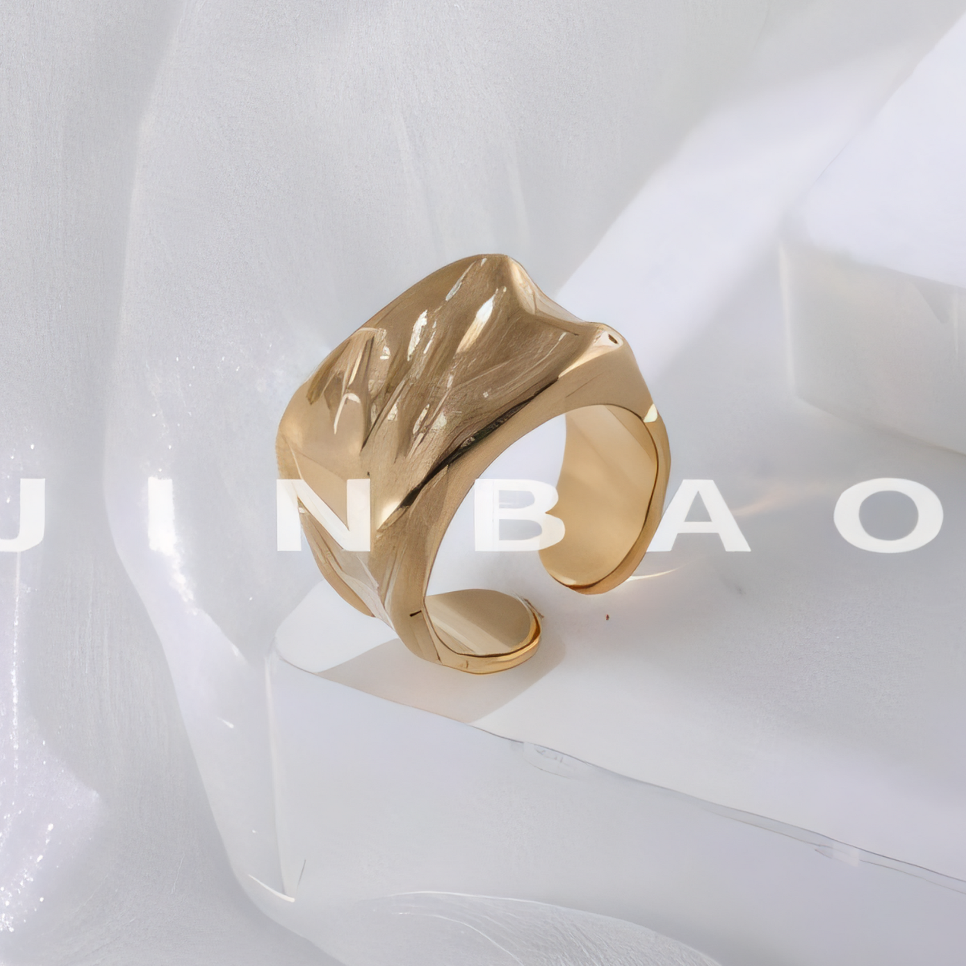 Vintage Hammered Stainless Steel Minimalist Ring for All | G003662